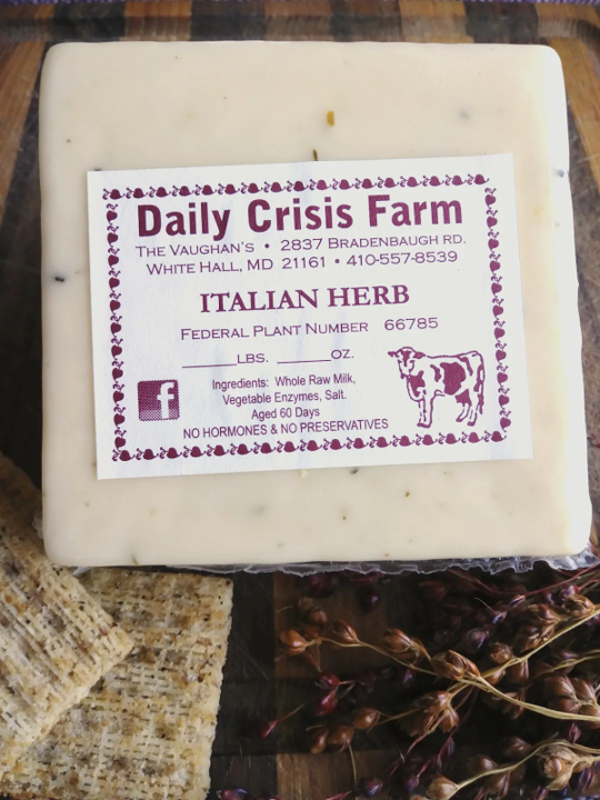 Daily Crisis Farm Locally Made 8 Oz Cheese