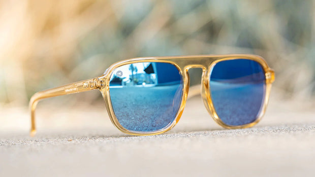 Knockaround Beach Peach Pacific Palisades Polarized Sunglasses