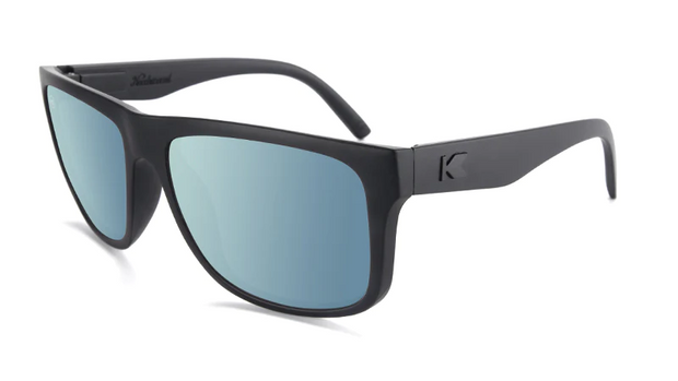 Knockaround Matte Black/ Sky Blues Torrey Pines Polarized Sunglasses
