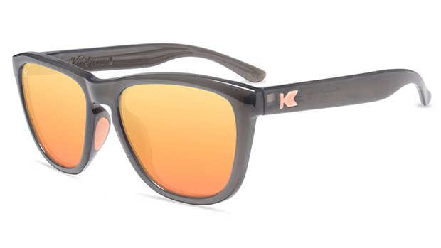 Knockaround Jelly Grey/ Peach Premium Sport Polarized Sunglasses