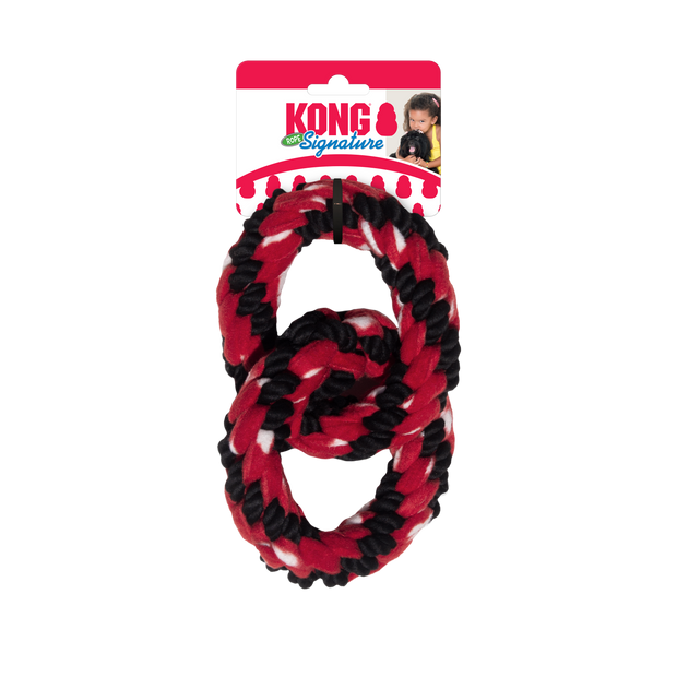 Kong Rope Signature Double Ring Tug Dog Toy