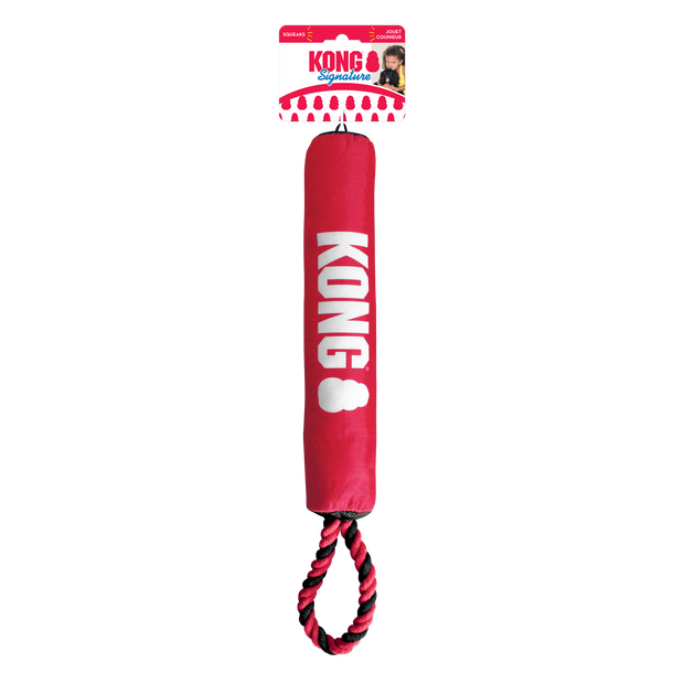 Kong Signature Stick with Rope Dog Toy