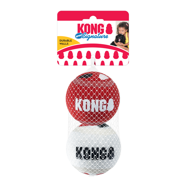 Kong Signature Large Sport Balls- 2 Pack