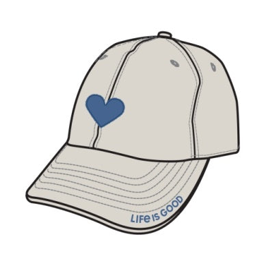 Life is Good Heart Tattered Chill Cap - PAST SEASON