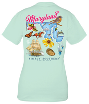 Simply Southern Maryland Mint Short Sleeve Shirt