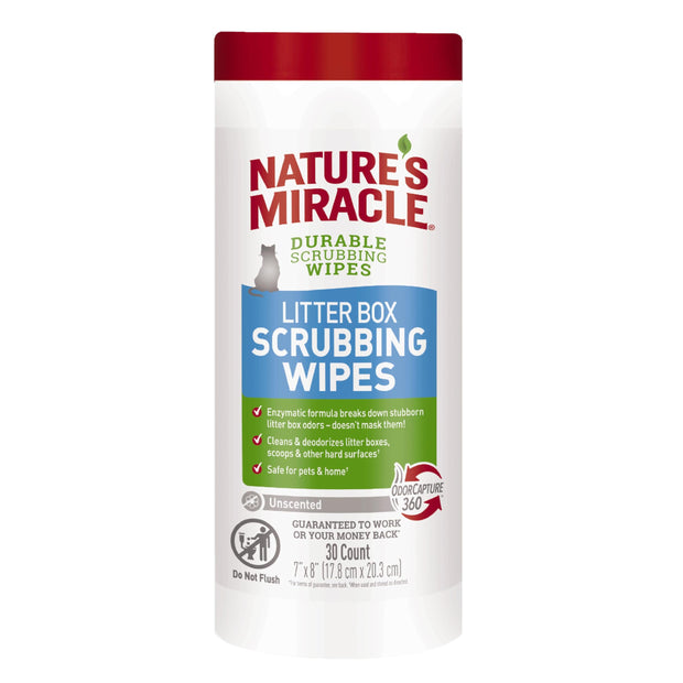 Natures Miracle Litter Box Scrubbing Wipes