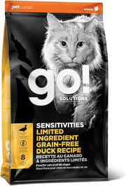 Petcurean Go! Sensitivities Limited Ingredient Grain Free Duck Recipe Dry Cat Food