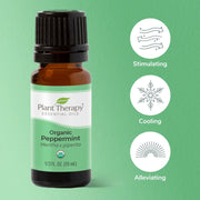 Plant Therapy Organic Peppermint Essential Oil- Safe for Pets