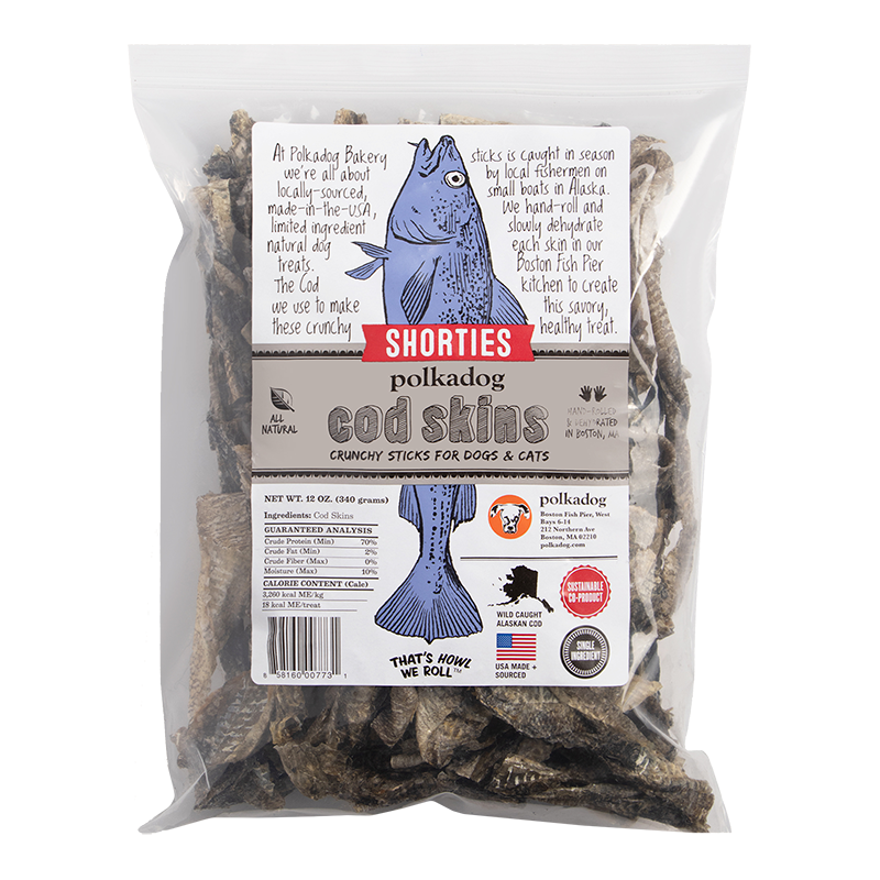 Polka dog 2024 bakery cod skins