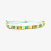 Pura Vida Sunset Beach Mixed Bead Woven Bracelet