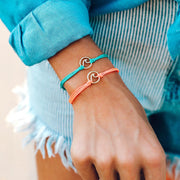 Pura Vida Sea Foam Rose Gold Wave Bracelet