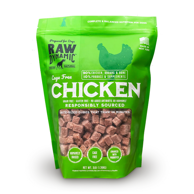 RAW DYNAMIC Chicken Frozen Raw Dog Food-  Pick up or Local Delivery Only