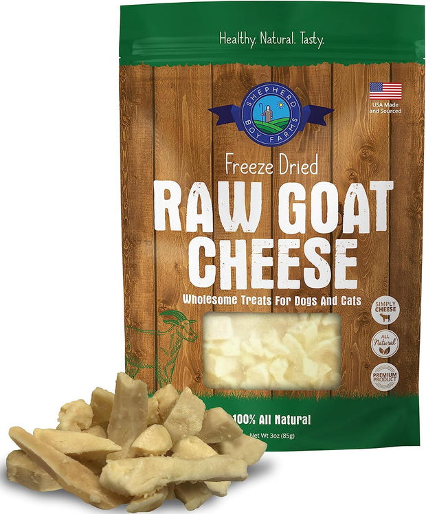 Shepherd Boy Farms Freeze Dried Raw Goat Cheese TREATS FOR DOGS & CATS