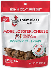 SHAMELESS PETS More Lobster, Cheese Crunchy Cat Treats