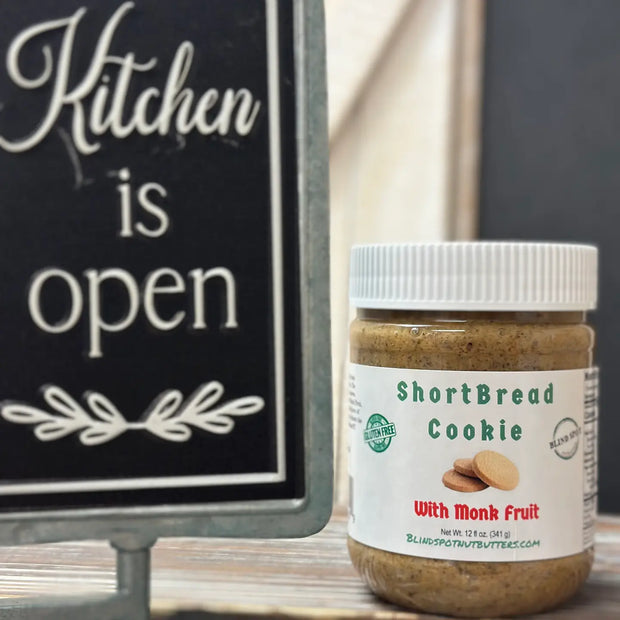 Shortbread Cookie with Monk Fruit flavored Peanut Butter- For Humans- 12oz