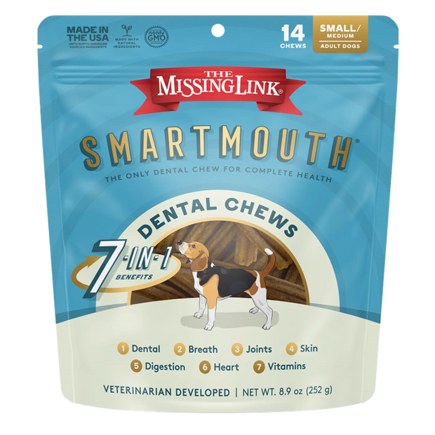 The Missing Link Smartmouth Dog Dental Chews