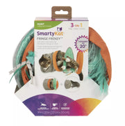 Smarty Kat Fringe Frenzy 3 -in-1 Play +Hide +Zoom Cat Toy