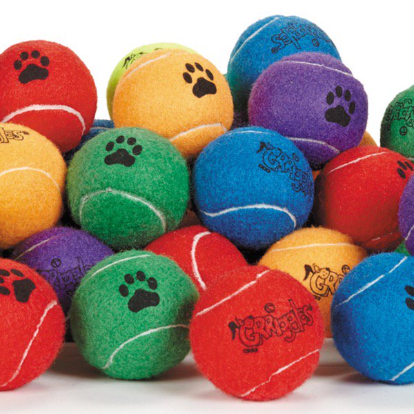 Grriggles Tennis Balls - Assorted Colors