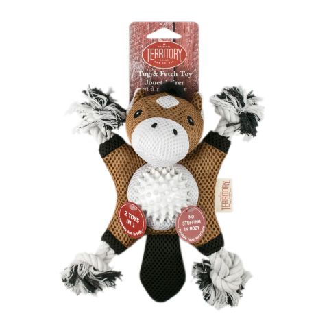 Original Territory 2 in 1 Farm Horse 10" Dog Toy