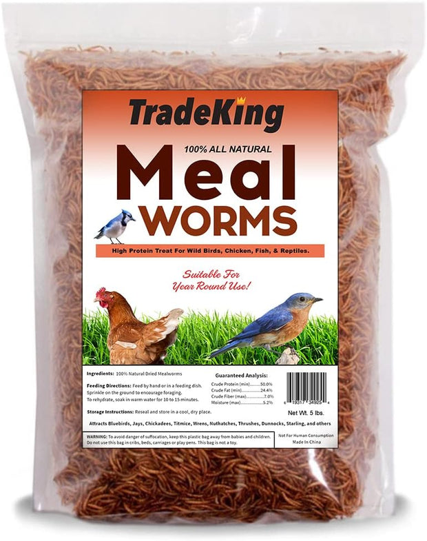 Tradeking Dried Mealworm -5 Lb