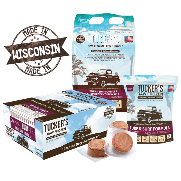 Tuckers Turf & Surf Frozen Raw Dog Food