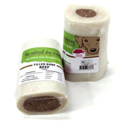 Tuesday's 3-4" Beef Filled Bone Dog Chew- Shrink wrapped