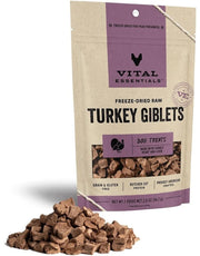 VITAL ESSENTIALS Turkey Giblets Freeze Dried Dog Treats