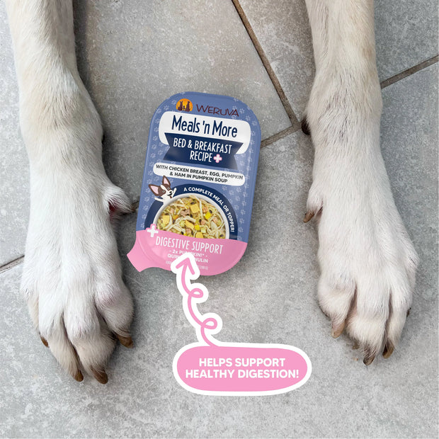 Weruva Meals 'n More Bed & Breakfast Recipe Digestive Support Dog Food