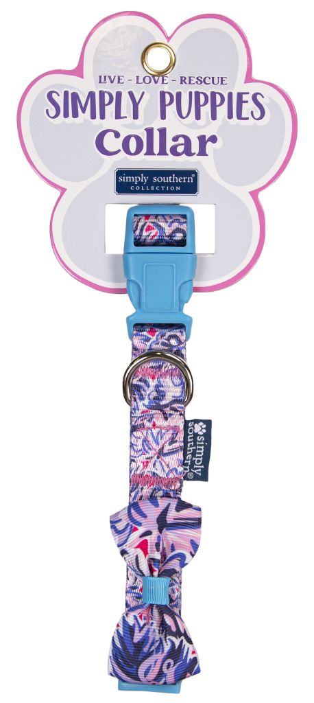 Simply Southern Dog Collar and Leash- Leaf