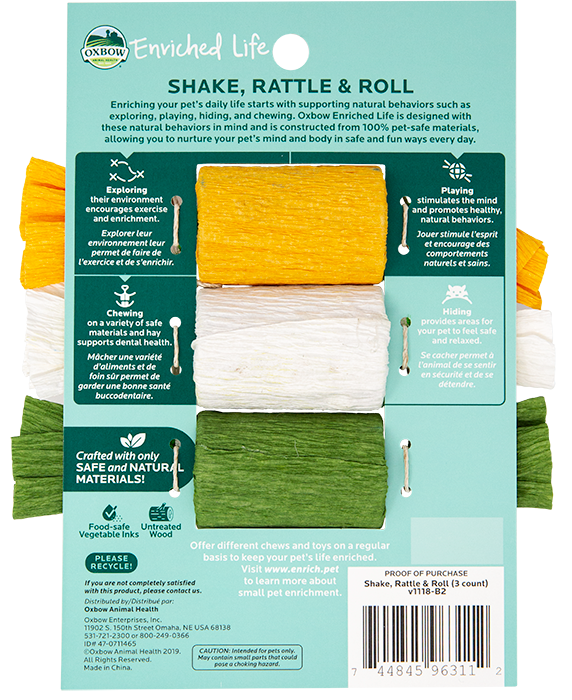 Oxbow Shake Rattle Roll - 3 Pack