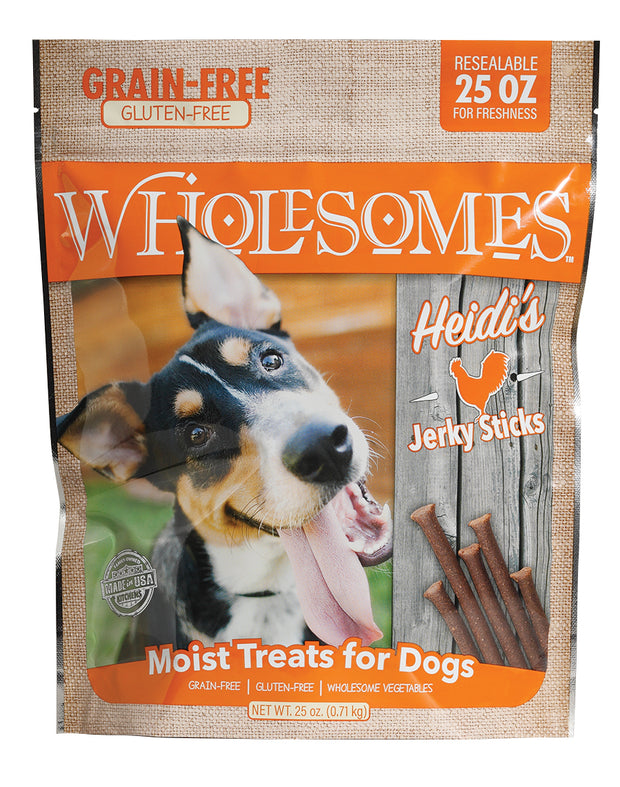 Wholesomes Heidi’s Jerky Sticks- Chicken Dog Treats