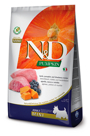 FARMINA N&D Lamb, Pumpkin + Blueberry Adult Mini Breed Dog Food