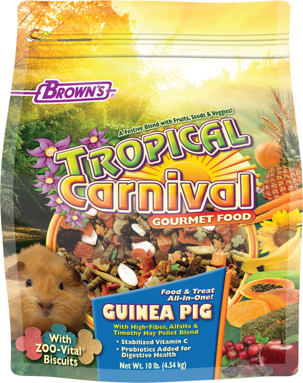 TROPICAL CARNIVAL Gourmet Guinea Pig Food & Treat- 5 Lb