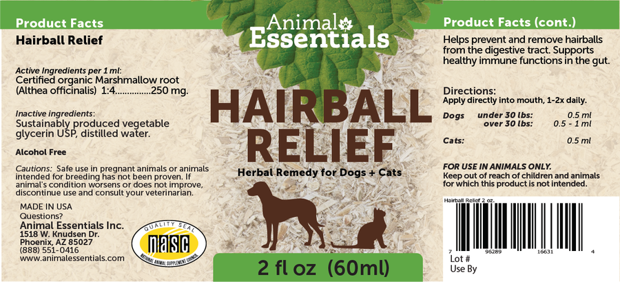 Natural hairball remedy for dogs online