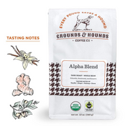GROUNDS AND HOUNDS Alpha Blend Dark Roast Coffee