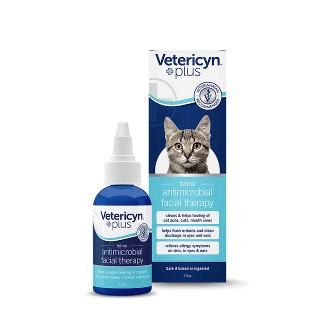 VETERICYN Plus Feline Antimicrobial Facial Therapy- 2 oz- For Cats