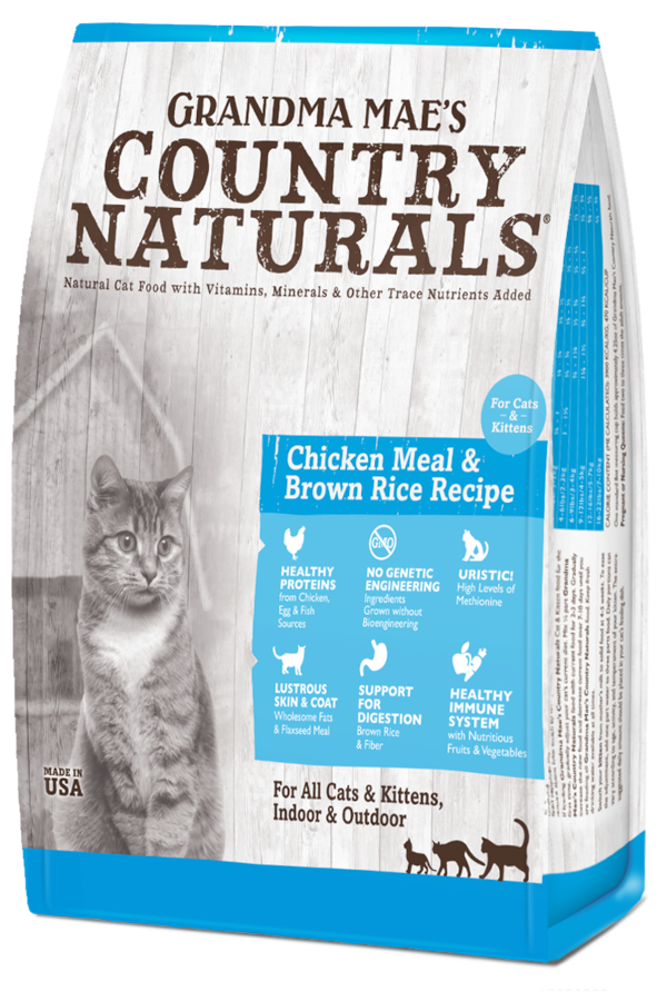 COUNTRY NATURALS Chicken & Brown Rice Recipe Cat Food- For Cats or Kittens