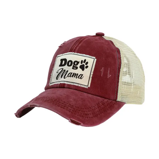 Dog Mama - Vintage Distressed Trucker Adult Hat
