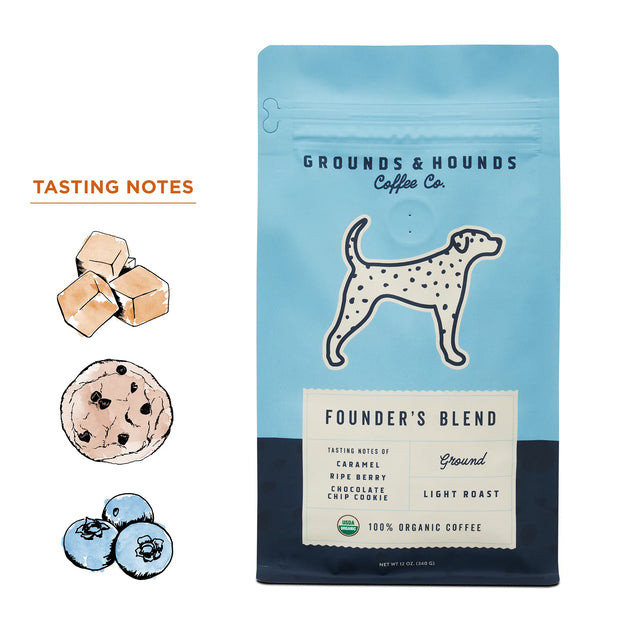 Grounds and Hounds Founders Blend Light Roast Coffee