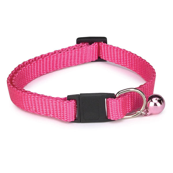 Meow Town Nylon Cat Collar with Bell