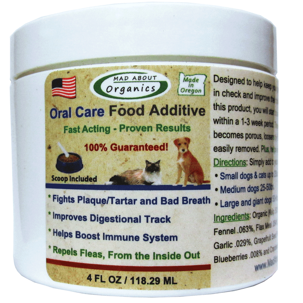 MAD ABOUT ORGANICS Oral Care Food Additive For Teeth Gums and