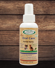 MAD ABOUT ORGANICS Oral Care Herbal Spray - For Dogs and Cats