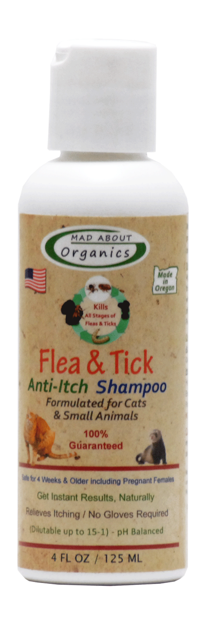 MAD ABOUT ORGANICS Flea and Tick Cat Shampoo