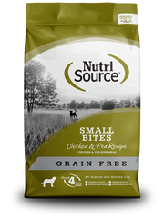 NUTRI SOURCE Small Bites Chicken and Pea Recipe Dog food