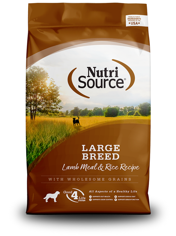 NUTRI SOURCE Large Breed Lamb and Rice Dog food