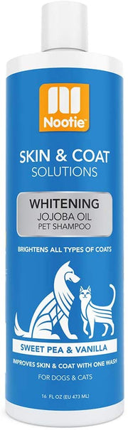 Nootie Whitening Sweet Pea, Vanilla, & Jojoba Oil Pet Shampoo - For Dogs & Cats