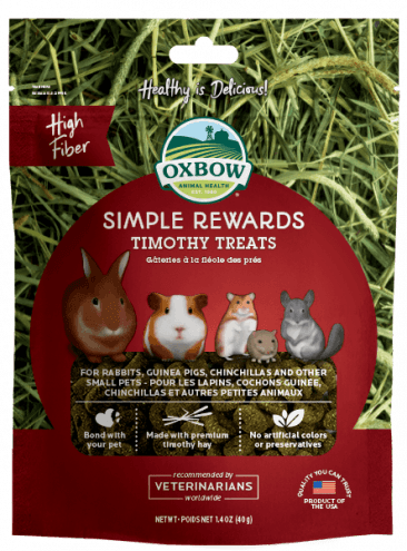 Oxbow Simple Rewards Timothy Small Animal Treats- 1.4 Oz