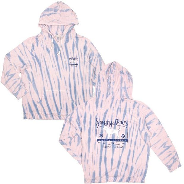 Simply Southern Salty Paws Supersoft Hoodie- Swirl