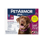 PetArmor Plus Flea + Tick Prevention - 3 Month Protection - Dogs