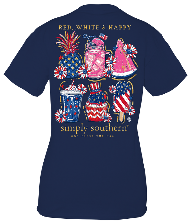 Simply Southern USA Midnight Short Sleeve Shirt